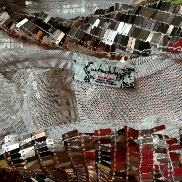 Free People Intimately disco fever pink sequin top - Picture 2 of 3